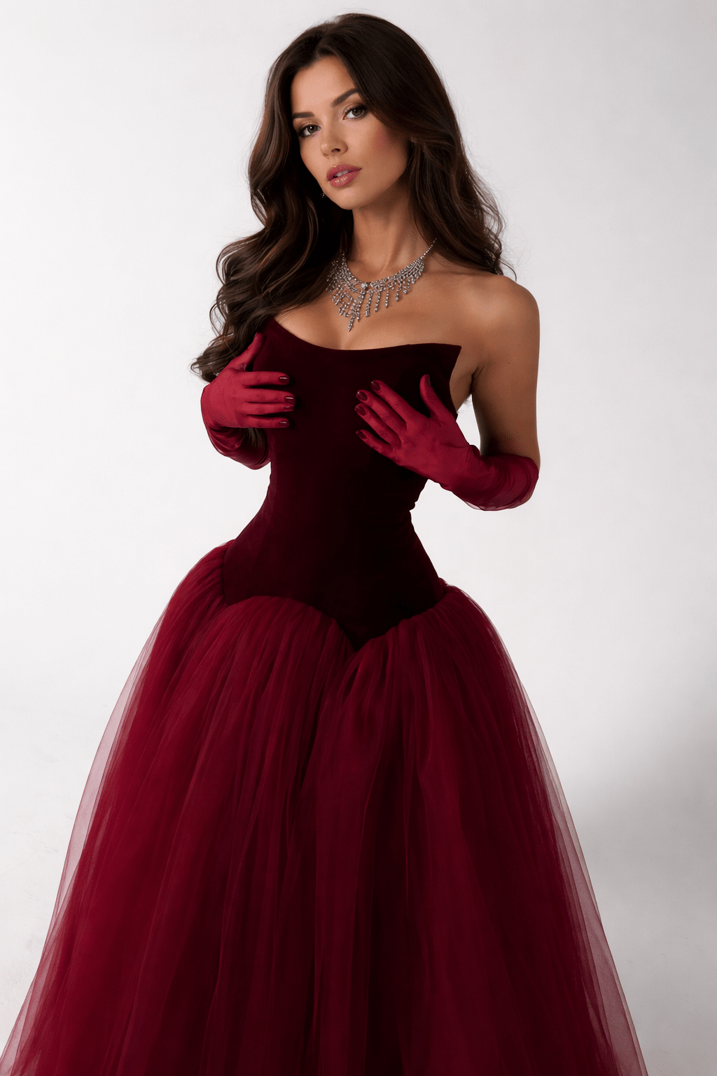 Burgundy - SilqueBridal