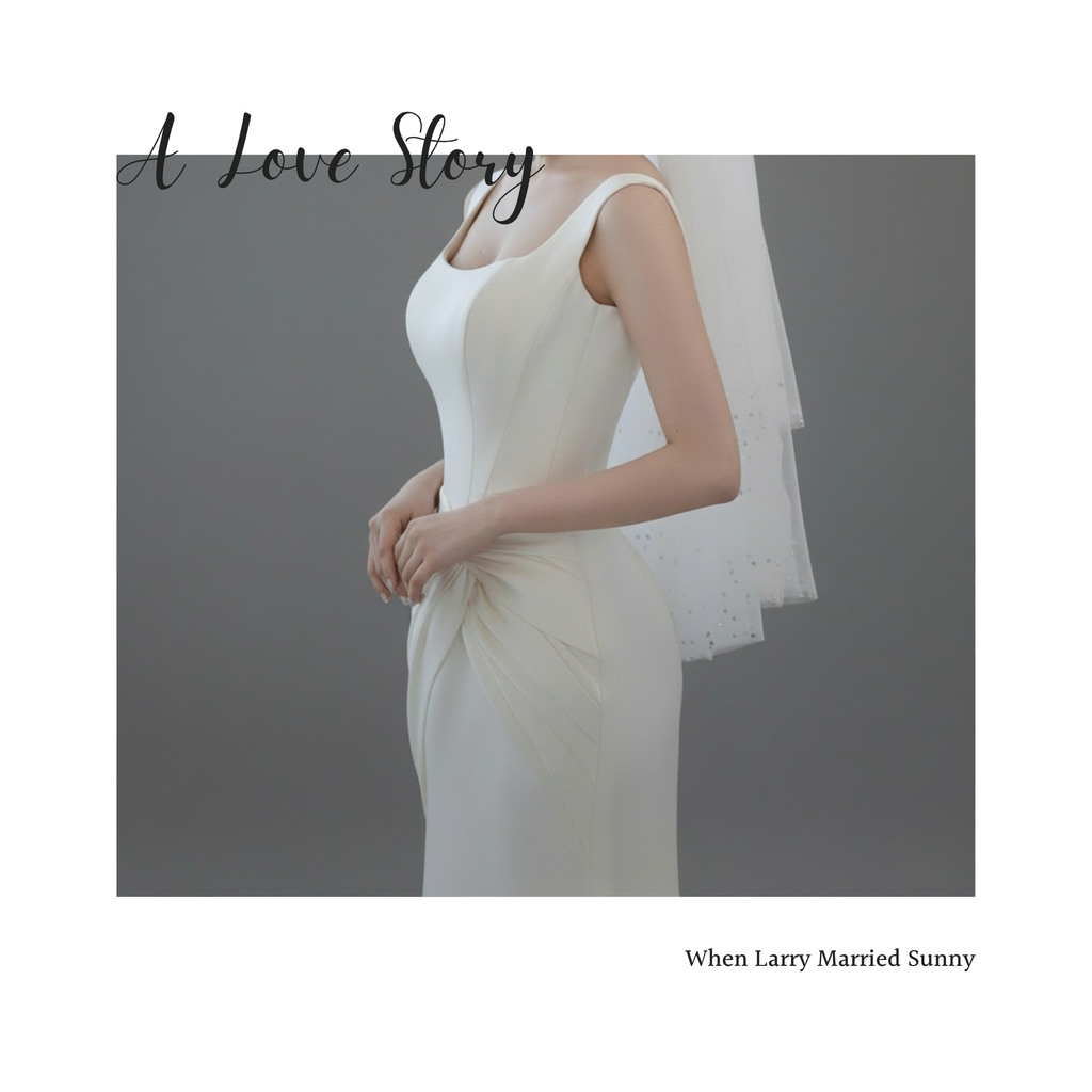 Minimalist Square-Neck Fit and Flare Wedding Dress | Silque Bridal