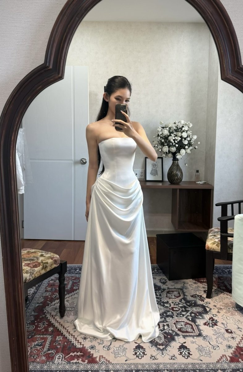 Cowl Neck Wedding Dresses | Draped Neckline Bridal Gowns SilqueBridal Cowl Neck Wedding Dresses | Draped Neckline Bridal Gowns SilqueBridal