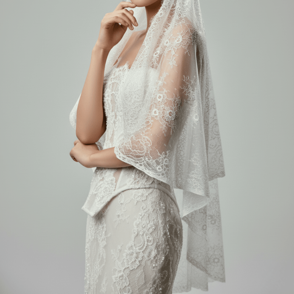 Lace Corset Wedding Dress – Modern Romantic Fit - Wedding Dress - SilqueBridal