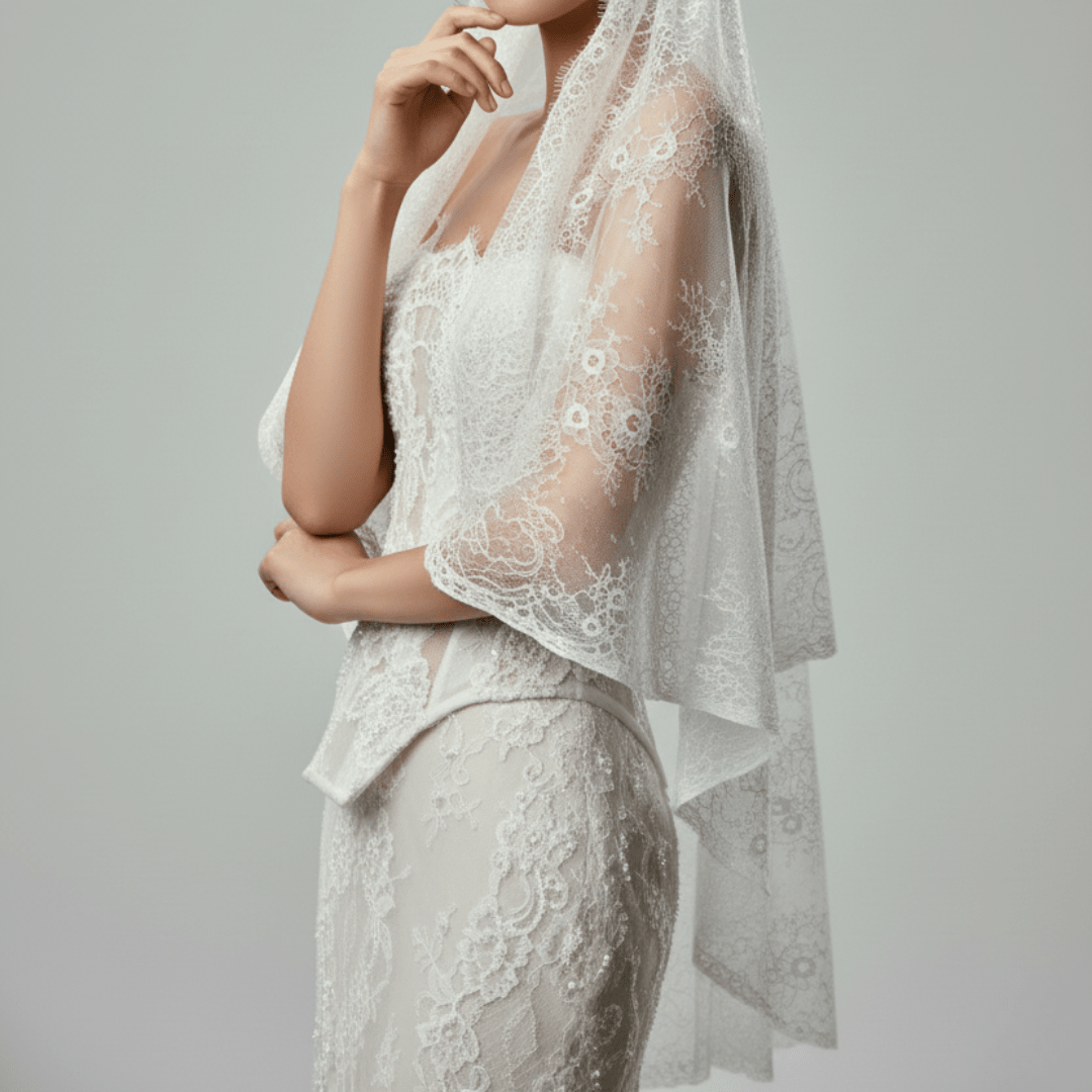 Lace Corset Wedding Dress – Modern Romantic Fit - Wedding Dress - SilqueBridal