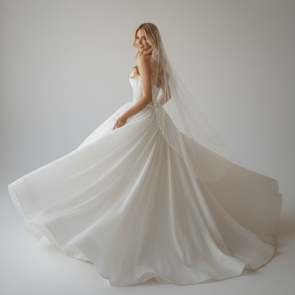 Sparkle Ball Gown Wedding Dress with Beaded Corset | Silque - Wedding Dress - SilqueBridal